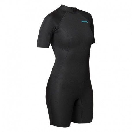 Traje de surf tipo bóxer 100 Neopreno 1.5 mm mujer negro-DeportesyEjercicio- Productos para iniciar tu depor