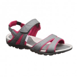 Sandalias de campamento dama Arpenaz 50 gris/rosa-DeportesyEjercicio- Senderismo