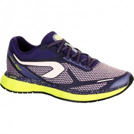 TENIS DE RUNNING MUJER KALENJI KIPRUN FAST MORADO AMARILLO-DeportesyEjercicio- Running, Trail