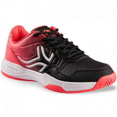 CALZADO DE TENIS MUJER TS 190 NEGRO ROSA-DeportesyEjercicio- Deportes de raqueta