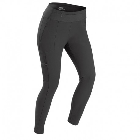 Leggings trekking viaje reforzados y múltiples bolsillos| TRAVEL 500 mujer negro-DeportesyEjercicio- Ropa para mujer