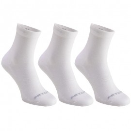 CALCETINES DE DEPORTE LARGOS ARTENGO RS 160 BLANCO PQT. DE 3-DeportesyEjercicio- Accesorios