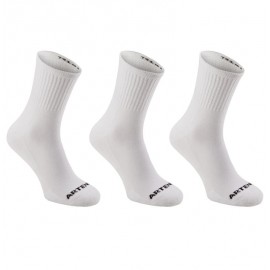 CALCETINES DEPORTE DE RAQUETA RS 100 ADULTO X3 HIGH BLANCO-DeportesyEjercicio- Accesorios