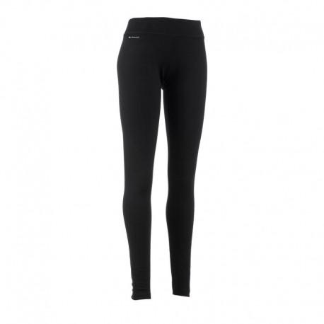 Mallas largas lana merina trekking en montaña Techwool 190 mujer negro-DeportesyEjercicio- Leggings, pantalones, shorts