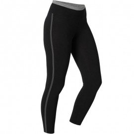 Leggings 7/8 Sport Pilates y Gimnasia suave mujer 510 slim negro-DeportesyEjercicio- Leggings, pantalones, shorts