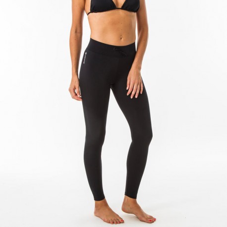 Leggings de Surf Anti-UV 100L Mujer Negro-DeportesyEjercicio- Leggings, pantalones, shorts