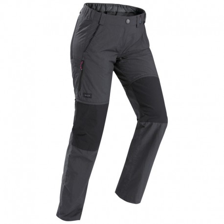 Pantalón transformable de trekking montaña - TREK 100 gris mujer-DeportesyEjercicio- Leggings, pantalones, shorts