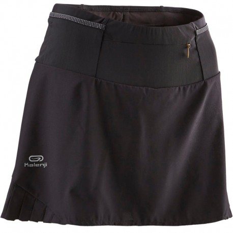 Falda-short para carrera en montaña. Negro-DeportesyEjercicio- Leggings, pantalones, shorts