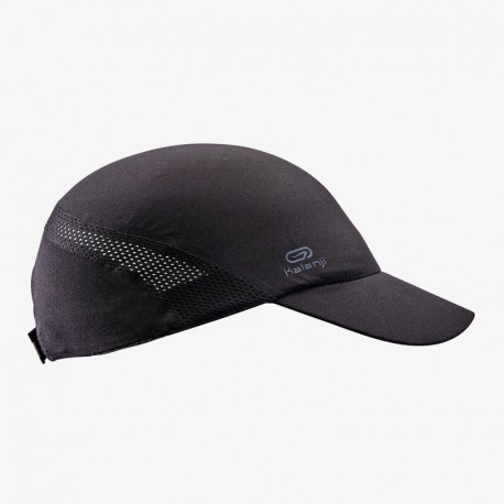 GORRA DE RUNNING AJUSTABLE PARA HOMBRE Y MUJER (UNISEX) NEGRO-DeportesyEjercicio- Accesorios