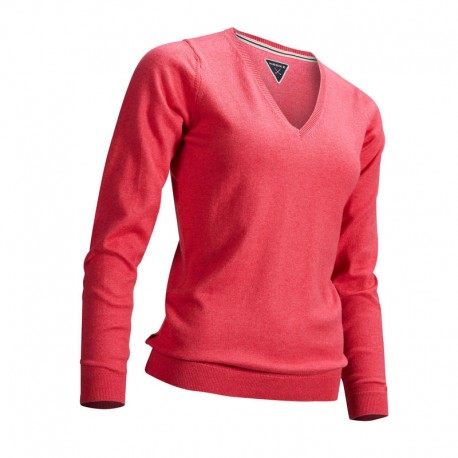 SUÉTER DE GOLF MUJER 500 crudo moteado-DeportesyEjercicio- Ropa para mujer