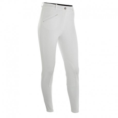 Pantalón Concurso equitación mujer BR100 blanco-DeportesyEjercicio- Ropa para mujer