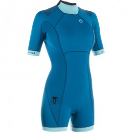 Traje de submarinismo SCD 500 3 mm mujer azul celeste-DeportesyEjercicio- Trajes de neopreno