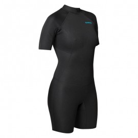 Traje de surf tipo bóxer 100 Neopreno 1.5 mm mujer negro-DeportesyEjercicio- Kitesurf