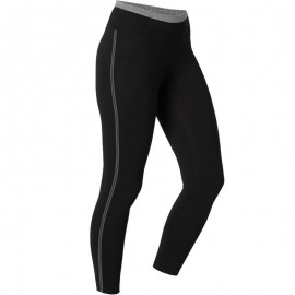 Leggings 7/8 Sport Pilates y Gimnasia suave mujer 510 slim negro-DeportesyEjercicio- Leggings