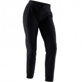 Pantalón 500 de corte regular para mujer. Pilates y gimnasia suave. Negro-DeportesyEjercicio- Pantalones