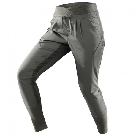 Pantalón senderismo naturaleza NH500 Fit caqui mujer-DeportesyEjercicio- Pantalones