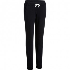 Pantalón slim de fitness mujer negro-DeportesyEjercicio- Pantalones