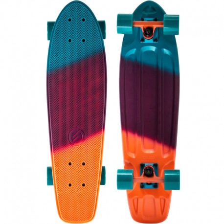 Patineta Cruiser BIG YAMBA gradiant Coral Azul-DeportesyEjercicio- Patinetas, longboards, waveboar