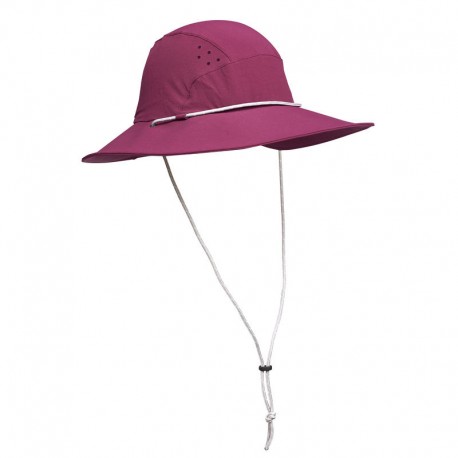 Sombrero de trekking en montaña TREK 500 Mujer anti-UV morado-DeportesyEjercicio- Accesorios