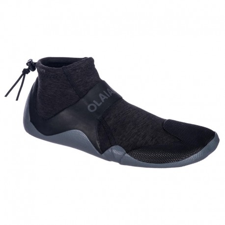 Zapatos acuáticos de caña baja Surf 500 Neopreno 2 mm Gris negro-DeportesyEjercicio- Kitesurf