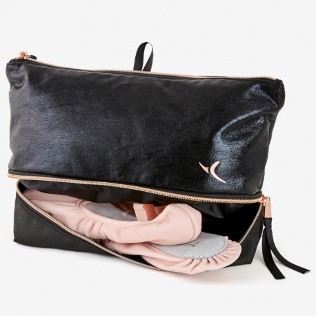 Bolsa de Ballet Domyos para Zapatillas Negro-DeportesyEjercicio- Danza