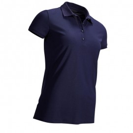 POLO DE GOLF DE MANGA CORTA PARA MUJER TIEMPO CÁLIDO AZUL MARINO-DeportesyEjercicio- Playeras tipo polo