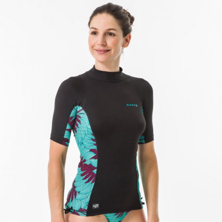 Playera de Surf Koga Maldive Top 500S Mujer Anti-UV Manga Corta-DeportesyEjercicio- Tops UV