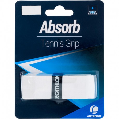 GRIP DE TENIS ABSORB BLANCO-DeportesyEjercicio- Tenis de playa