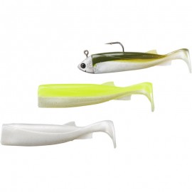 KIT SEÑUELOS BIGA TAIL 90 MULTICOLOR PESCA EN MAR-DeportesyEjercicio- Pesca en agua salada