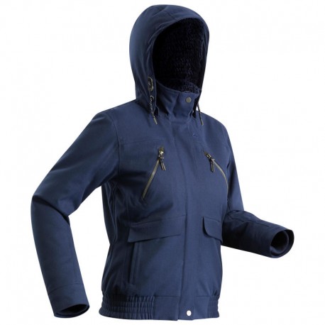 Chamarra de senderismo nieve mujer SH500 x-warm azul-DeportesyEjercicio- Chamarras