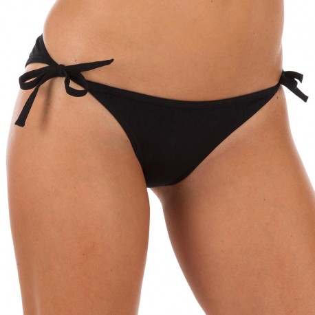 Bikini mujer panty anudada SOFY lisa azul claro-DeportesyEjercicio- Trajes de baño para mujer