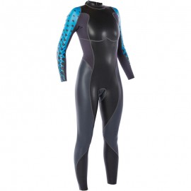 Traje de natación de neopreno OWS100 1/0 mm mujer aguas templadas-DeportesyEjercicio- Trajes de neopreno