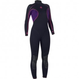 Traje completo de submarinismo para mujer SCD 100 3 mm con cierre en espalda-DeportesyEjercicio- Trajes de neopreno