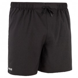 Boardshort Corto Surf 100 Adulto Simple Black-DeportesyEjercicio- Trajes de baño, bikinis