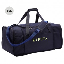 Maleta deportiva Kipocket 80 litros azul y amarilla-DeportesyEjercicio- Voleibol