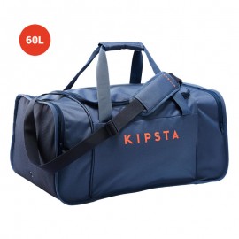 Maleta deportiva Kipocket 60 litros azul y naranja-DeportesyEjercicio- Voleibol