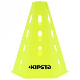 Lote de 6 conos regulables 30 cm amarillo-DeportesyEjercicio- Handball