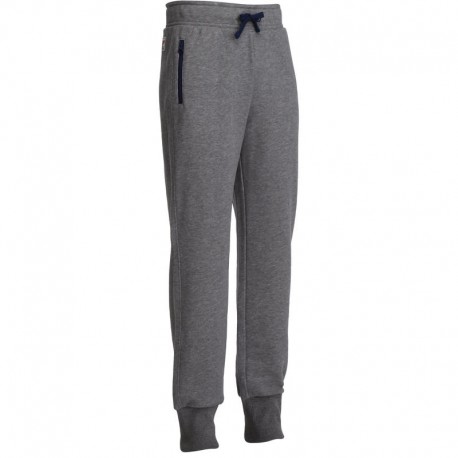 Pantalón french terry fitness niño gris-DeportesyEjercicio- Gimnasia educativa y deportiva